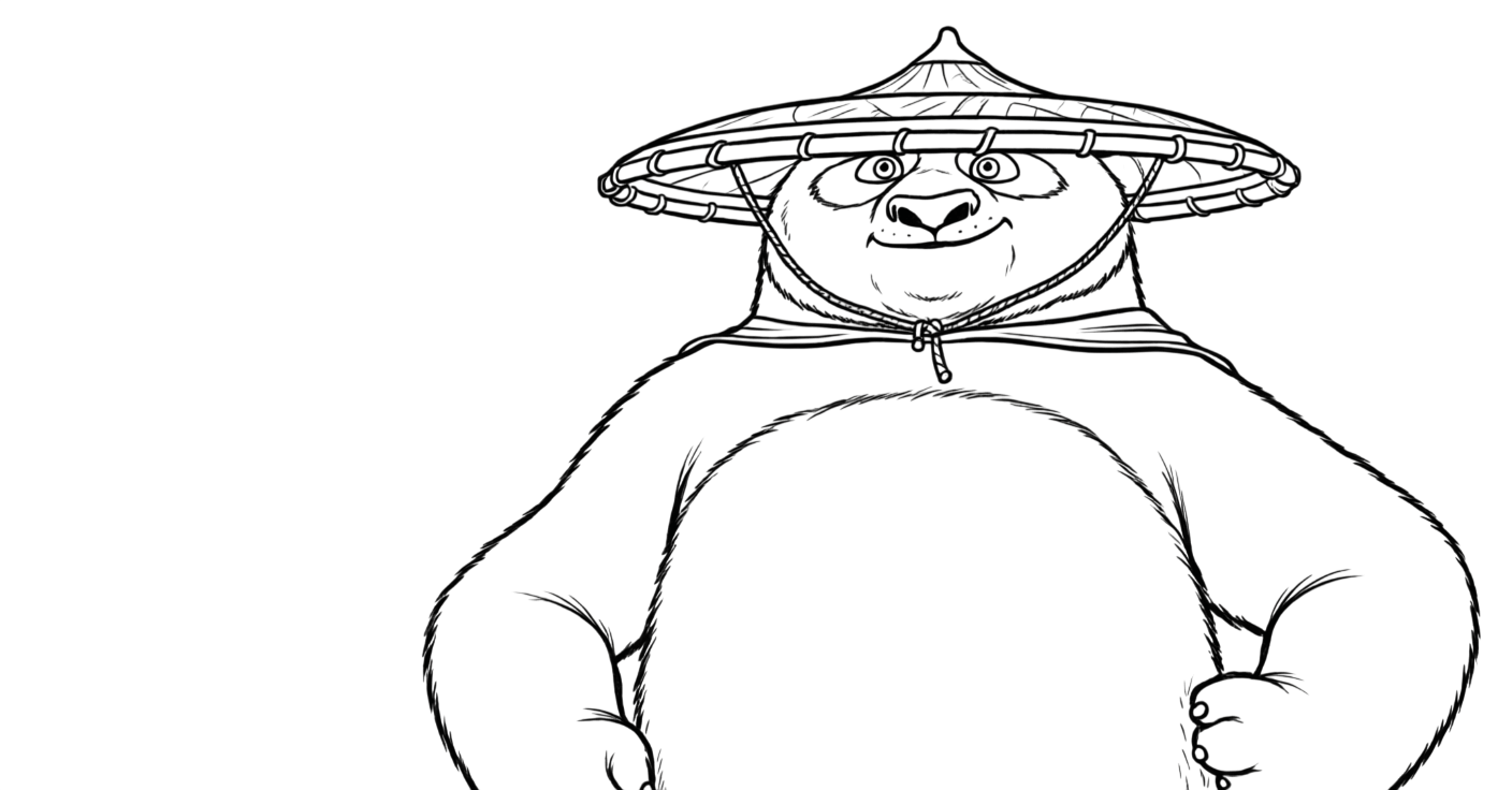 Po chapeu para colorir para colorir