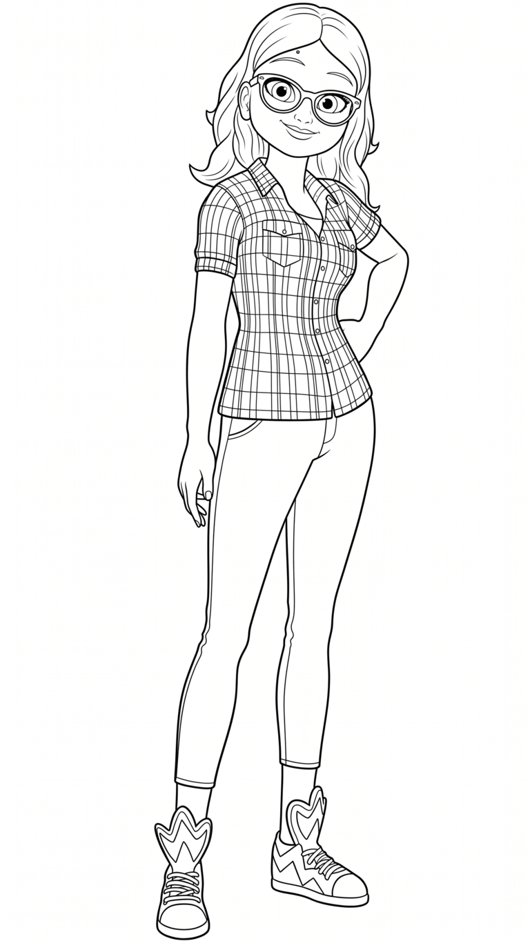Miraculous alya para colorir para colorir