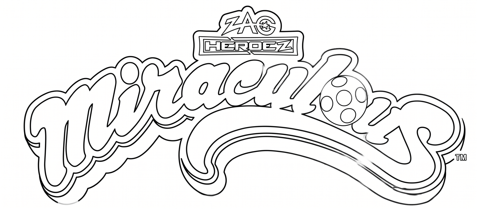 Miraculous simbolo para colorir para colorir