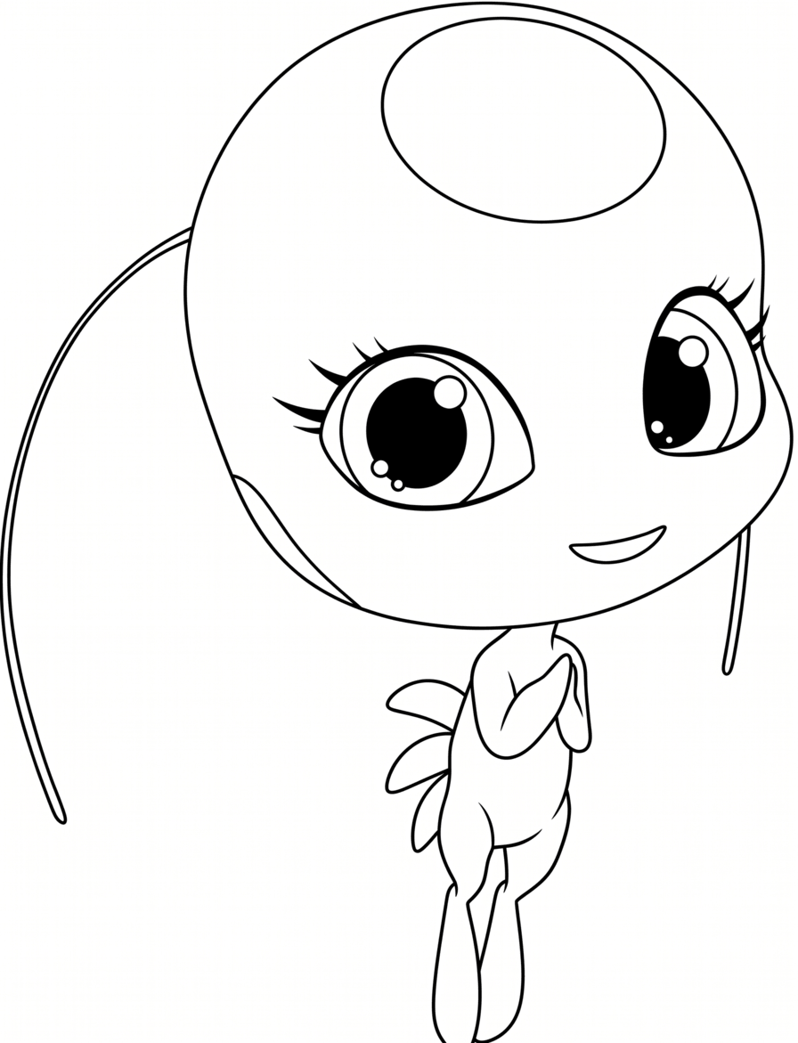 Miraculous tikki para colorir para colorir
