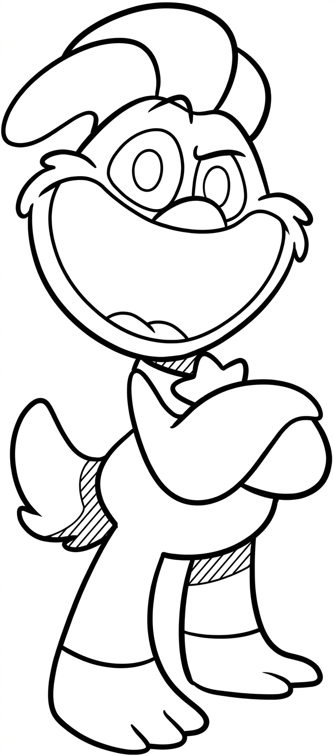 Poppy playtime kickin chicken para colorir para colorir