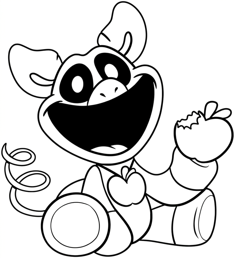 Poppy playtime picky piggy para colorir para colorir