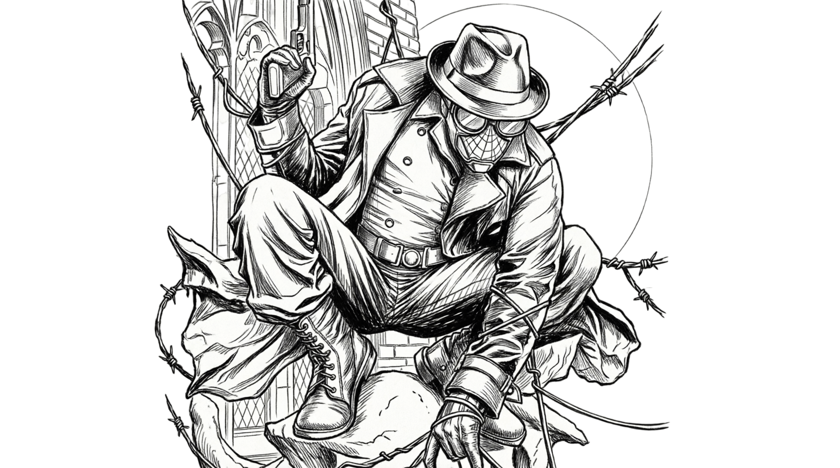 Spider noir acao para colorir para colorir