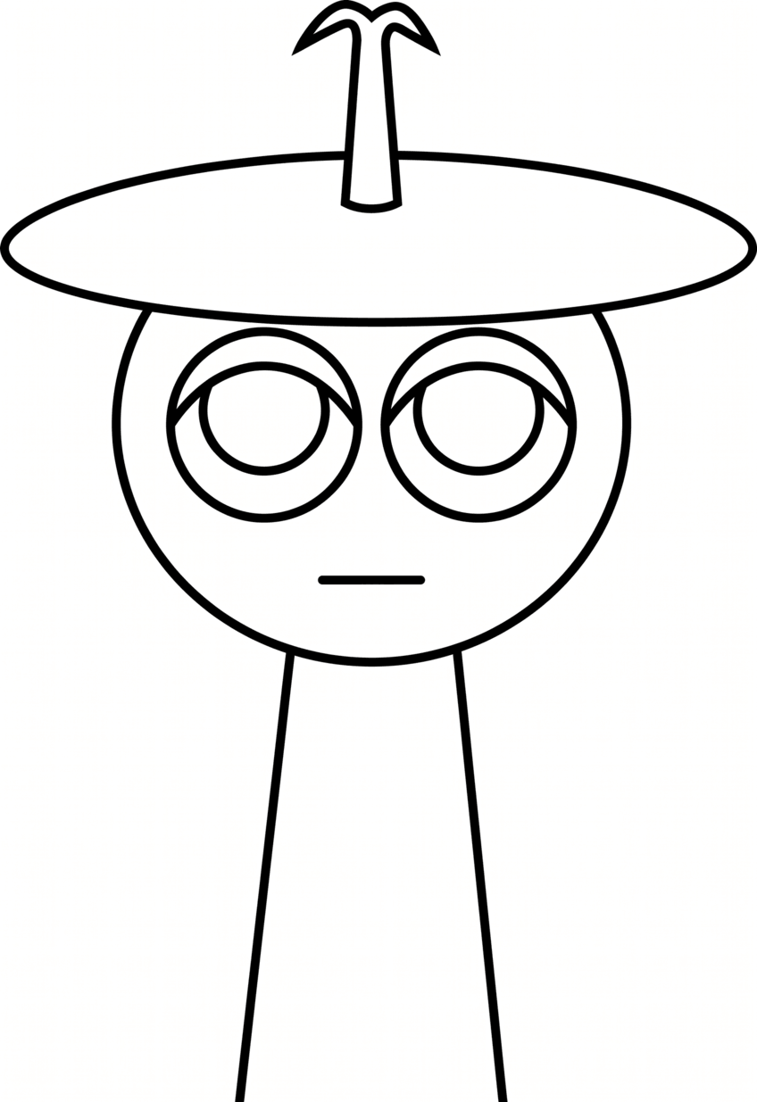 Sprunki prata clukr para colorir para colorir