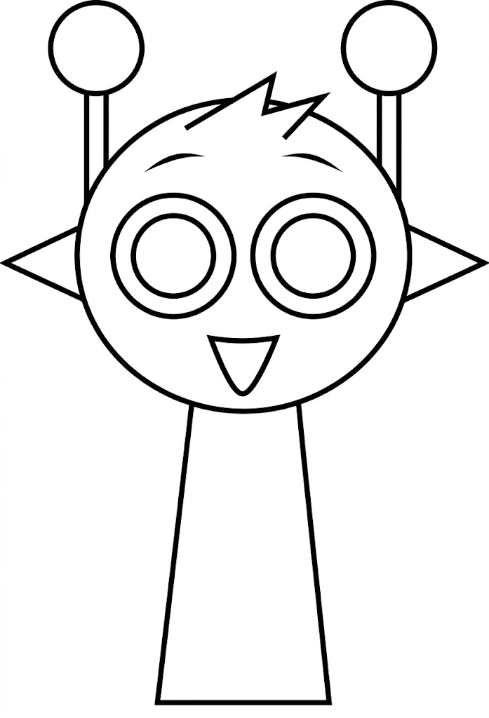 Sprunki simon para colorir para colorir