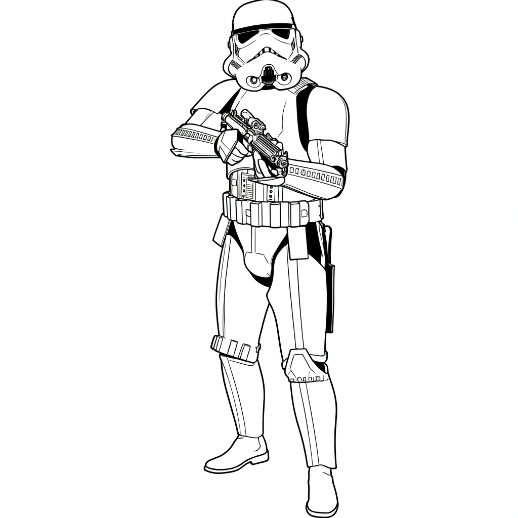 Stormtrooper para colorir para colorir