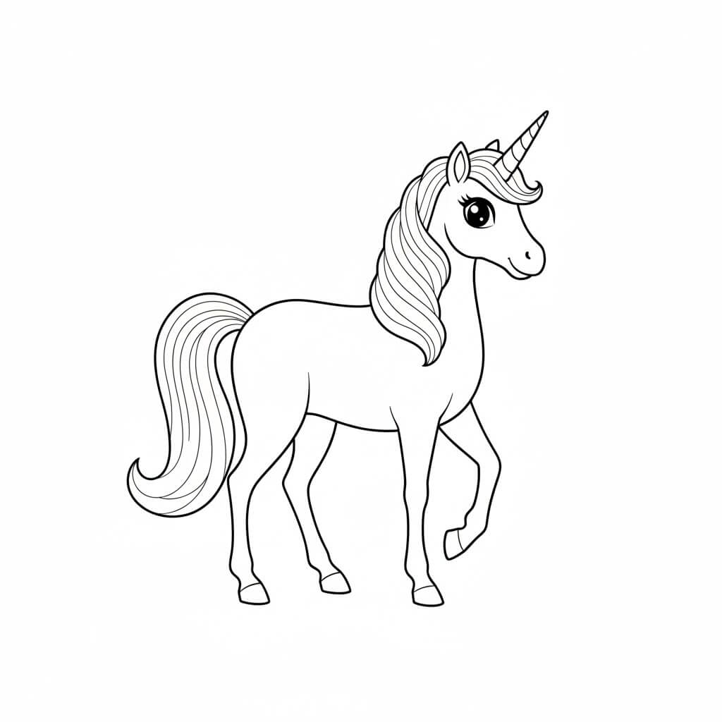 Unicornio para colorir para colorir