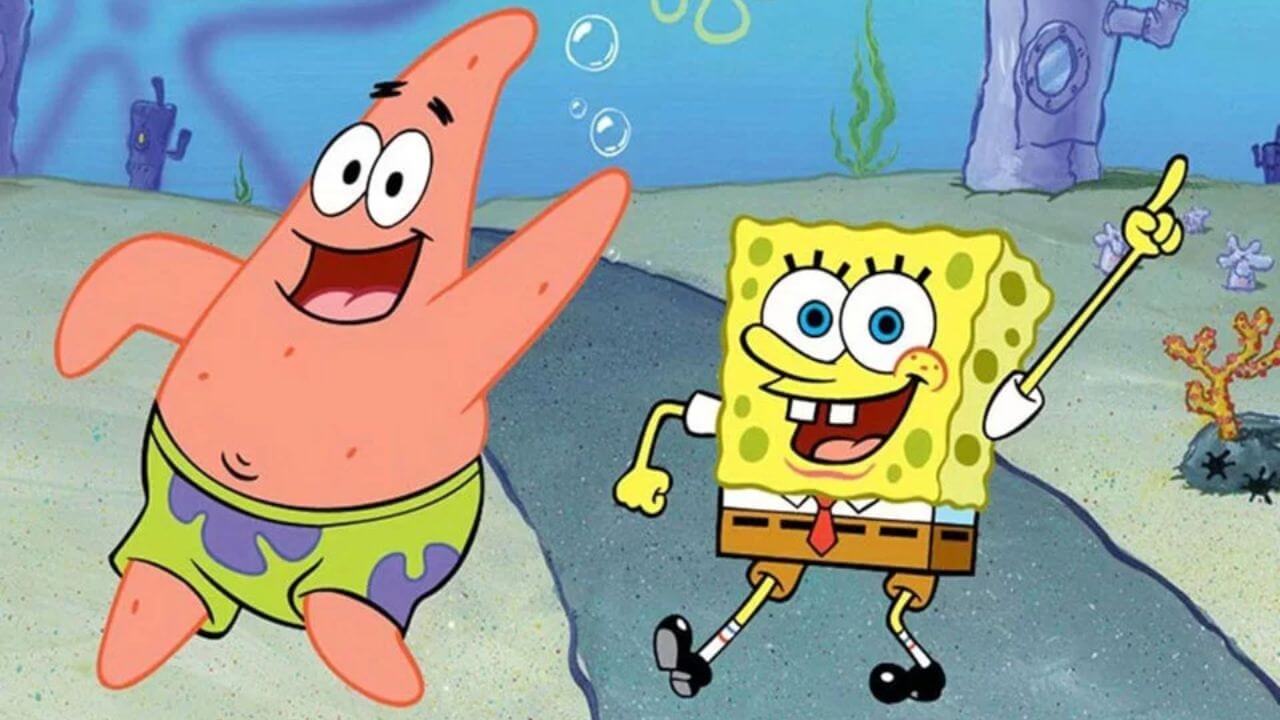 Bob Esponja e Patrick para quebra-cabeça