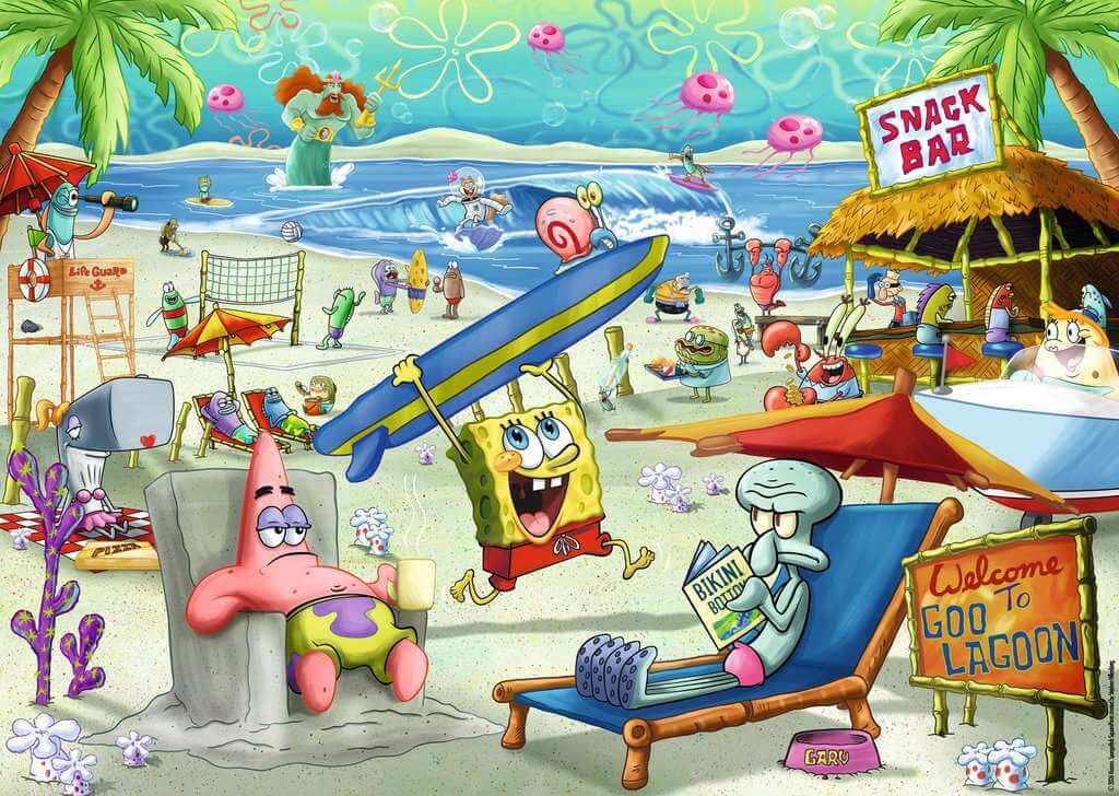 Quebra-cabeça de Bob Esponja