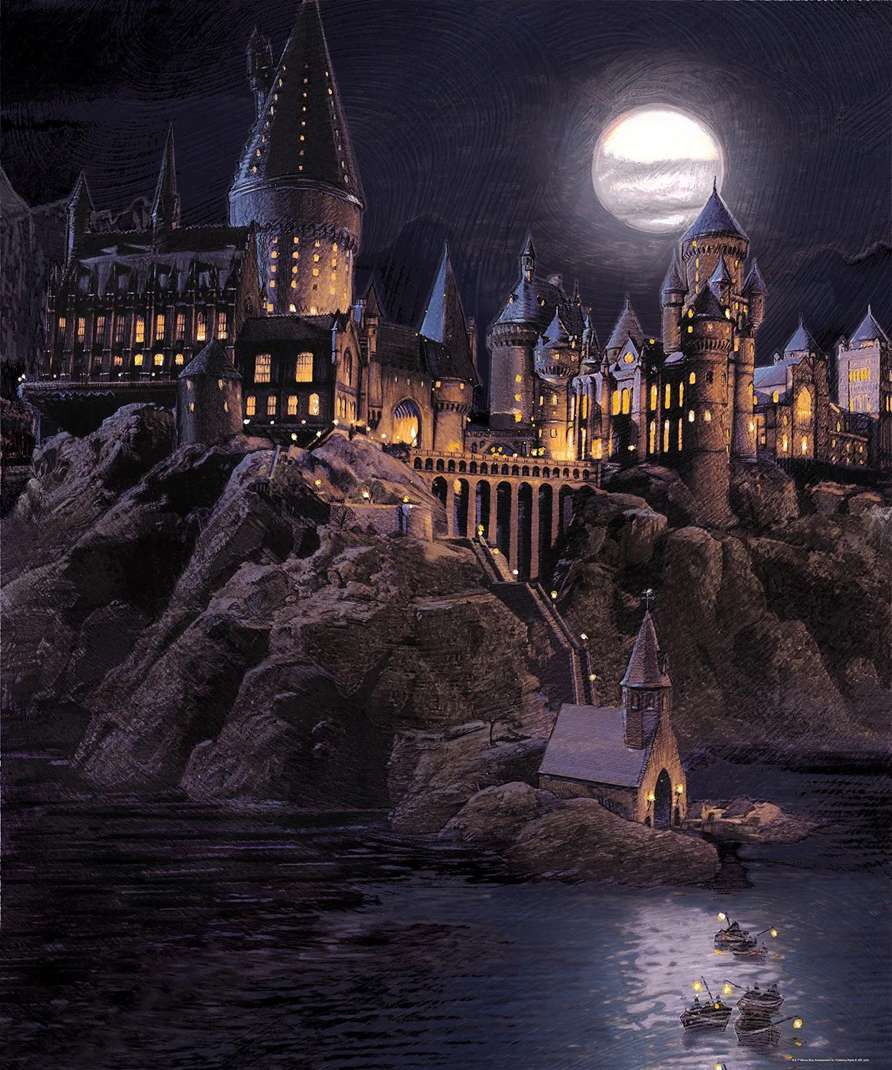 Castelo de Hogwarts para quebra-cabeça