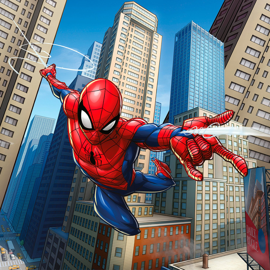 Homem-Aranha nos Prédios para quebra-cabeça