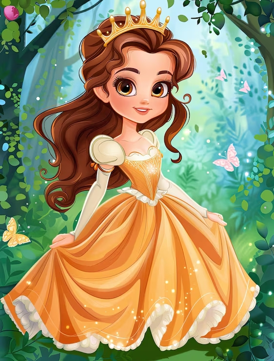 Princesa para quebra-cabeça