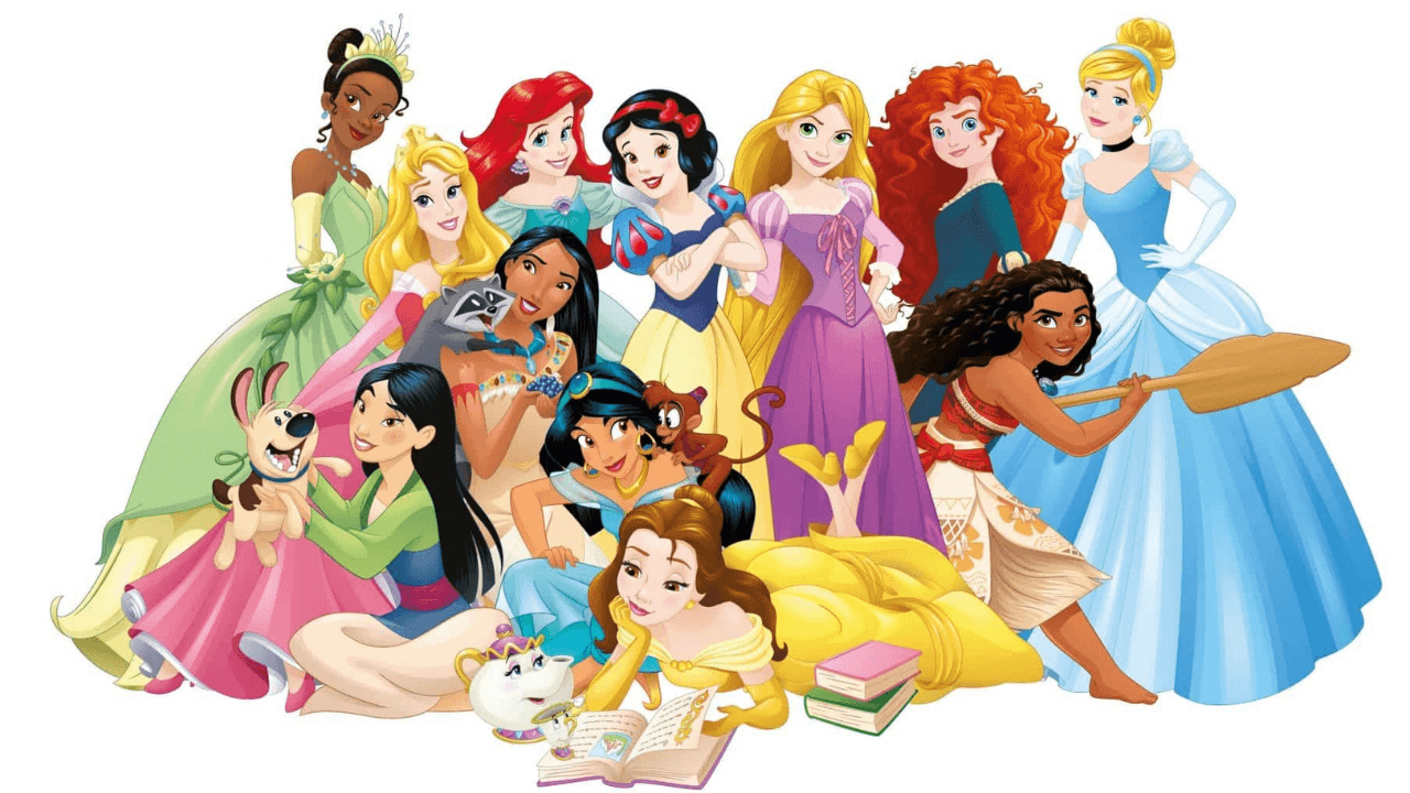 Princesas Juntas para quebra-cabeça